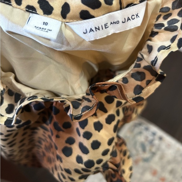Janie & Jack Leopard Print Kids Top Girls 10 - Picture 6 of 6